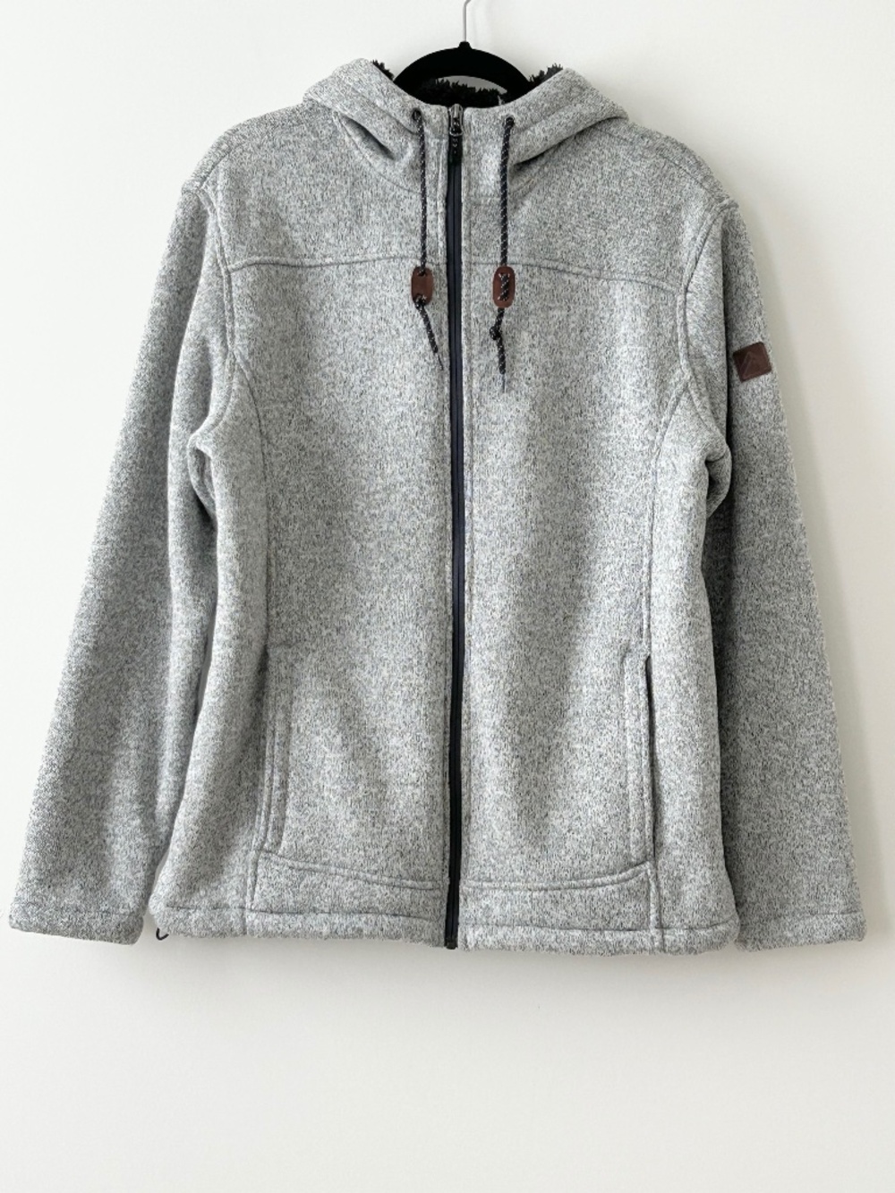 Rugged Elements Gray Mountain Fleece Hoodie Jacket